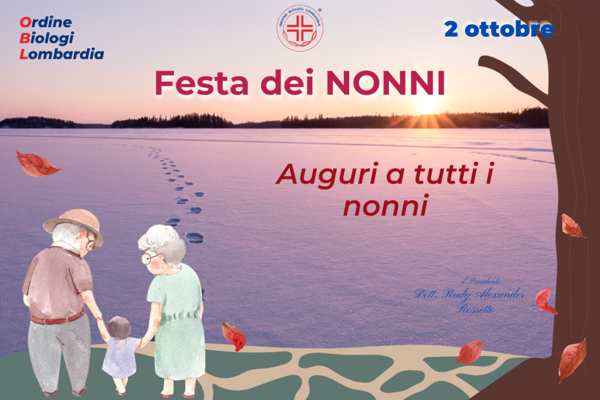 2 ottobre FESTA dei NONNI Ordine Biologi Lombardia